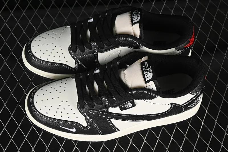 All categories Air Jordan Jordan series basketball shoes Air Jordan 1 Low high-end customized low-top sneakers Air Jordan 1 Low AJ1 Joe 1 North Face joint high-end customized low-top retro basketball shoes XZ5749-007